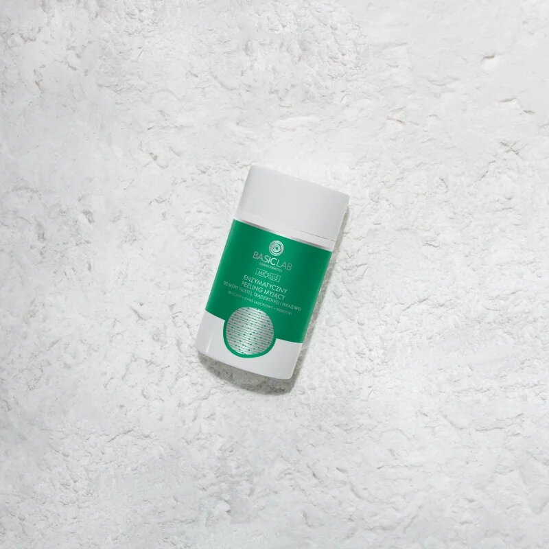 BasicLab Dermocosmetics Micellis peeling enzimatic pentru ten gras si problematic 35 g