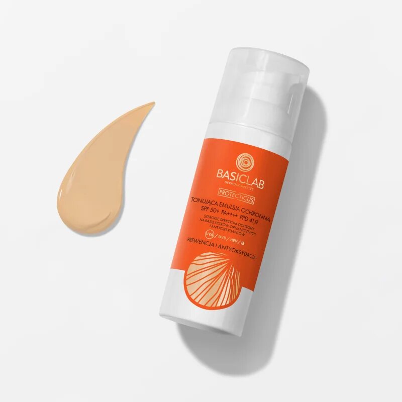 BasicLab Dermocosmetics Protecticus emulsie nuanțatoare SPF 50+ 50 ml