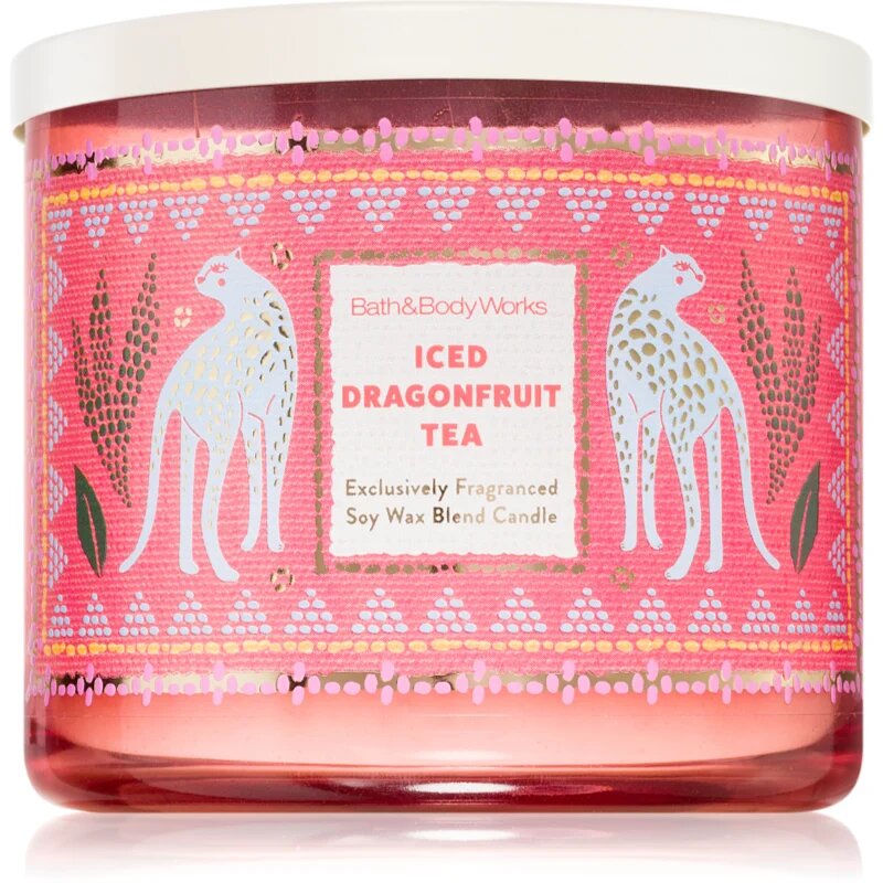 Bath & Body Works Iced Dragonfruit Tea lumânare parfumată 411 g
