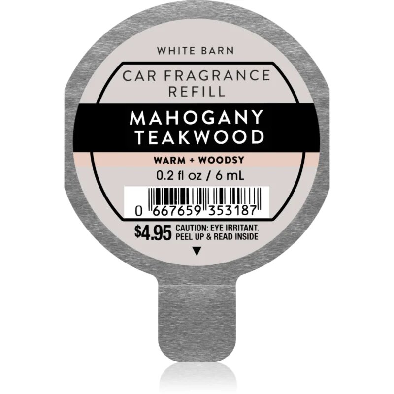 Bath & Body Works Mahogany Teakwood parfum pentru masina rezervă 6 ml