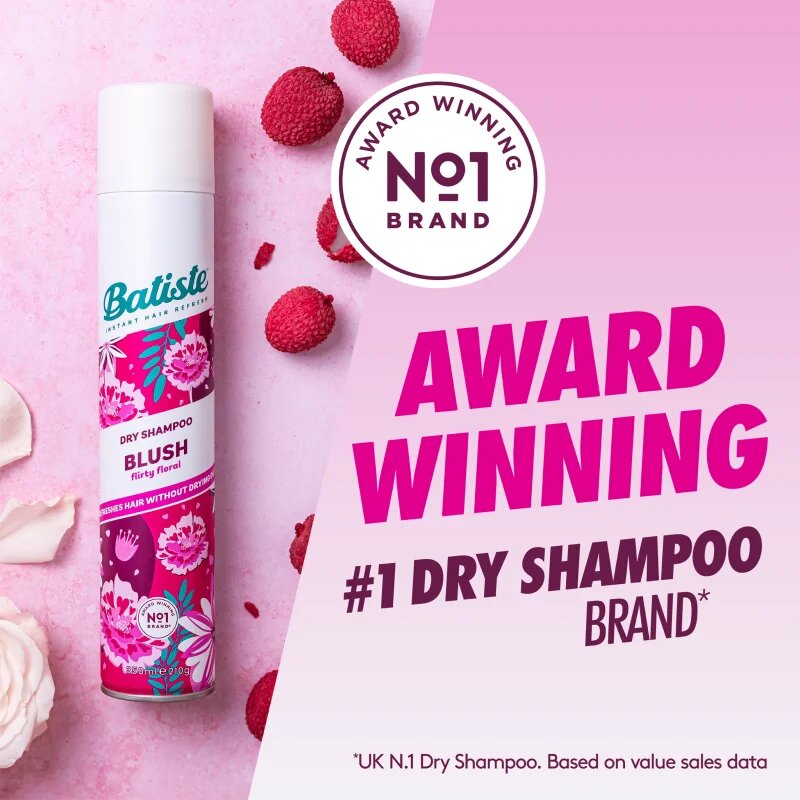 Batiste Blush șampon uscat înviorător 350 ml