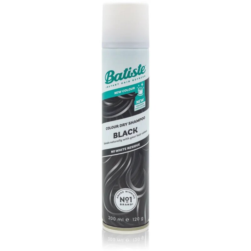 Batiste Colour Dry Shampoo Black șampon uscat pentru părul închis la culoare 200 ml
