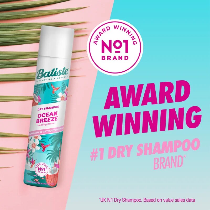 Batiste Ocean șampon uscat cu arome florale 200 ml