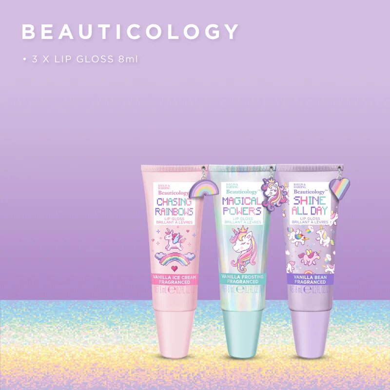 Baylis & Harding Beauticology Unicorn set cu luciu de buze