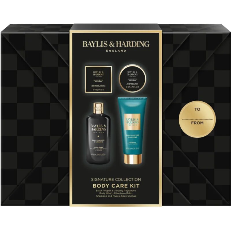 Baylis & Harding Black Pepper & Ginseng set cadou in dus
