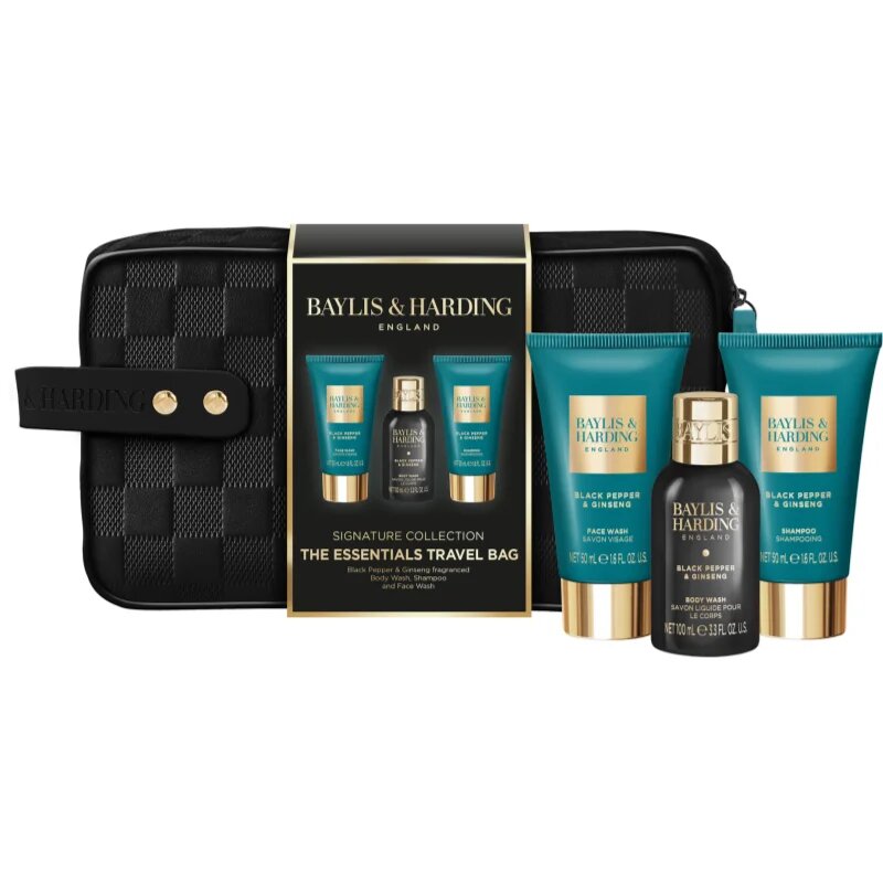 Baylis & Harding Black Pepper & Ginseng set cadou pentru călătorii