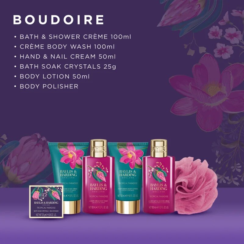 Baylis & Harding Boudoire Tropical Paradise set cadou