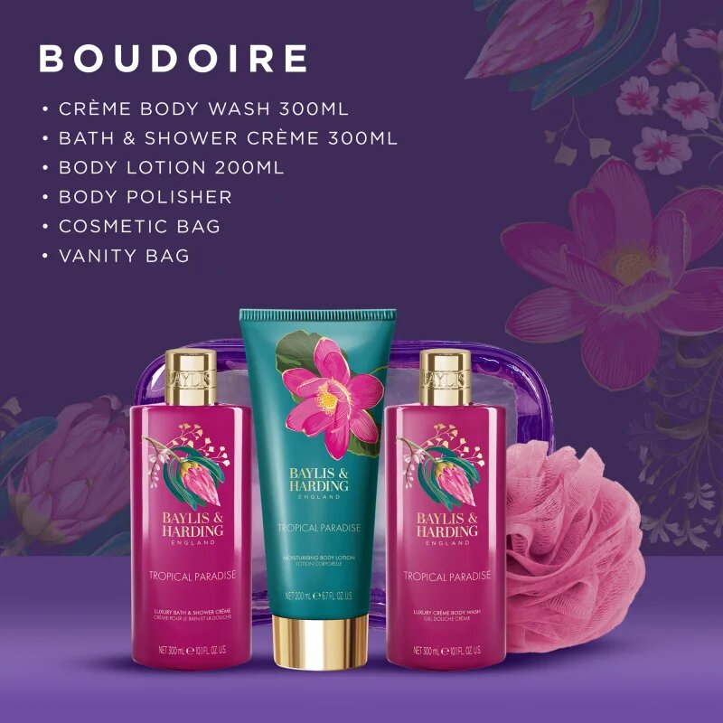 Baylis & Harding Boudoire Tropical Paradise set cadou in dus