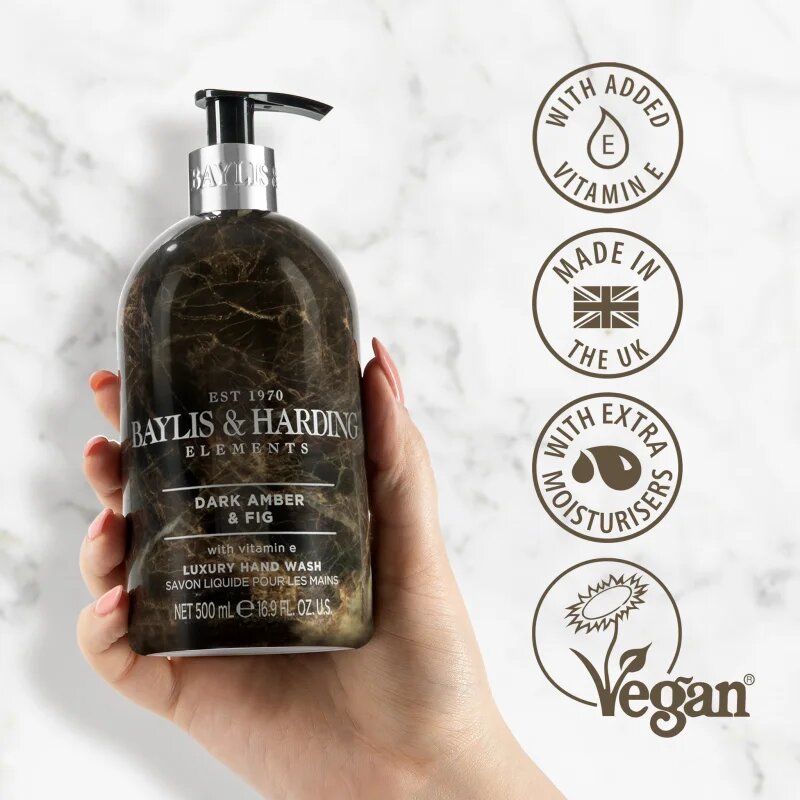 Baylis & Harding Elements Dark Amber & Fig Săpun lichid pentru mâini 500 ml