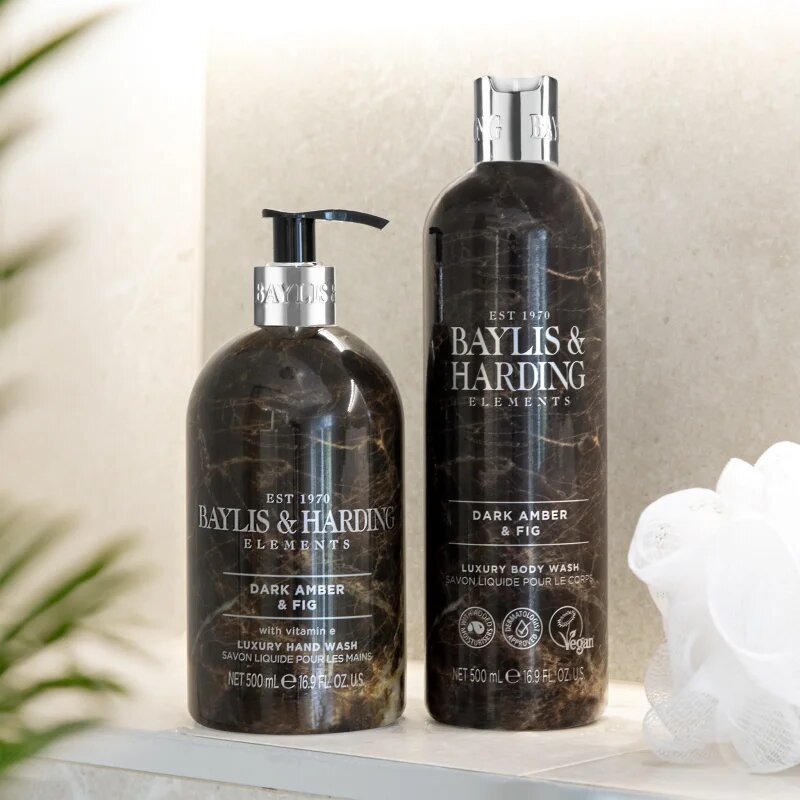 Baylis & Harding Elements Dark Amber & Fig Săpun lichid pentru mâini 500 ml