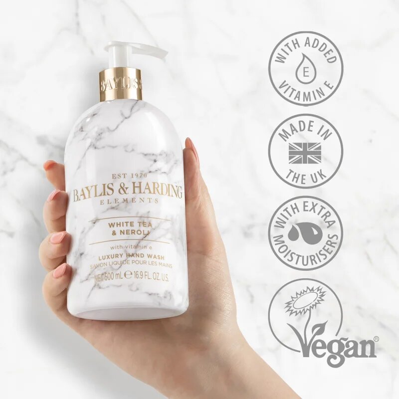 Baylis & Harding Elements White Tea & Neroli Săpun lichid pentru mâini 500 ml