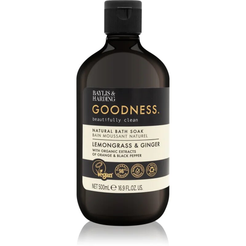 Goodness Lemongrass & Ginger spuma de baie 500 ml
