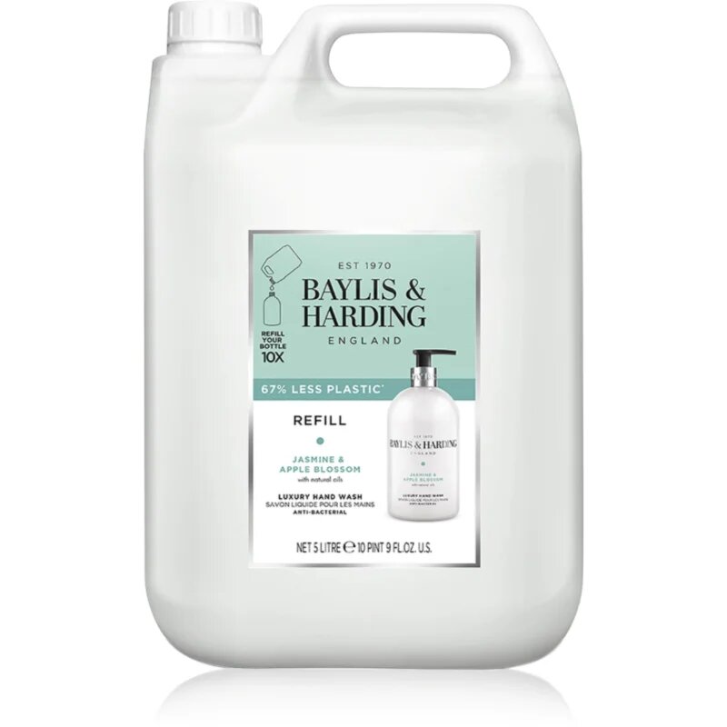 Baylis & Harding Jasmine & Apple Blossom Săpun lichid pentru mâini rezervă 5000 ml