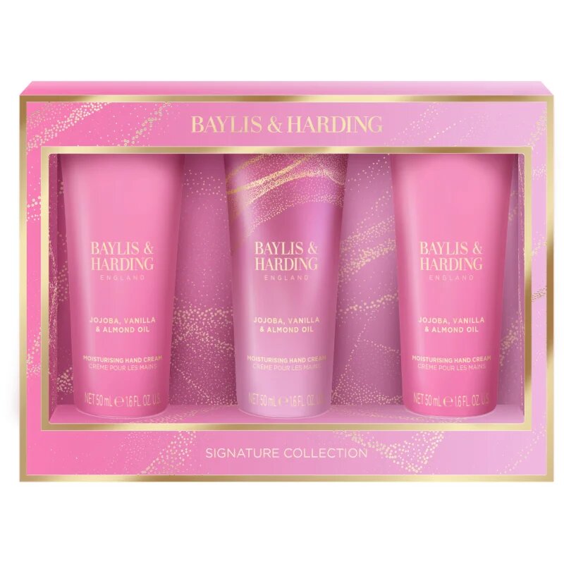 Baylis & Harding Jojoba Vanilla & Almond Oil set cadou de maini cu ulei de migdale