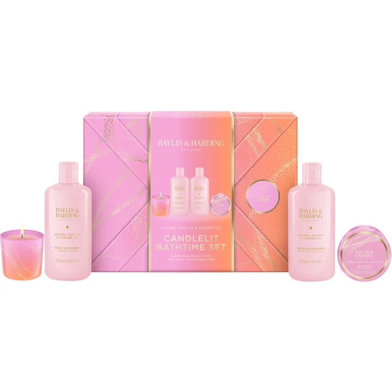 Baylis & Harding Jojoba Vanilla & Almond Oil set cadou pentru baie