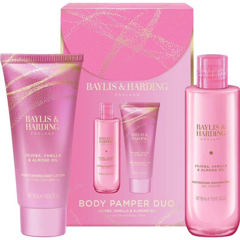 Baylis & Harding Jojoba Vanilla & Almond Oil set cadou pentru corp
