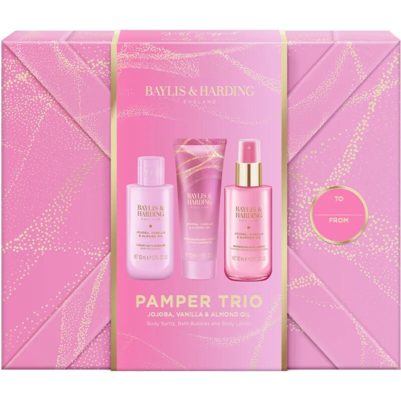 Baylis & Harding Jojoba Vanilla & Almond Oil set cadou pentru corp