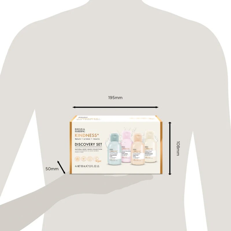Baylis & Harding Kindness+ Discovery Set set cadou in dus