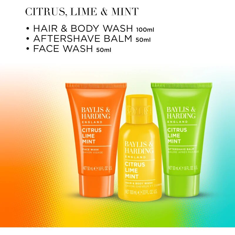 Baylis & Harding Men's Citrus Lime & Mint set cadou pentru barbati