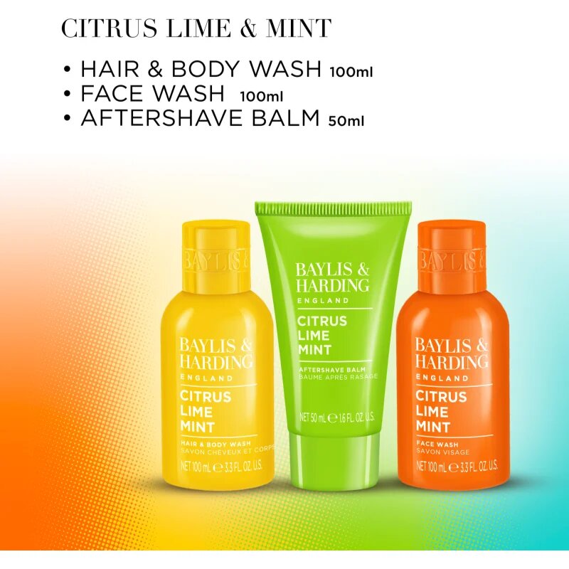 Baylis & Harding Men's Citrus Lime & Mint set cadou pentru barbati