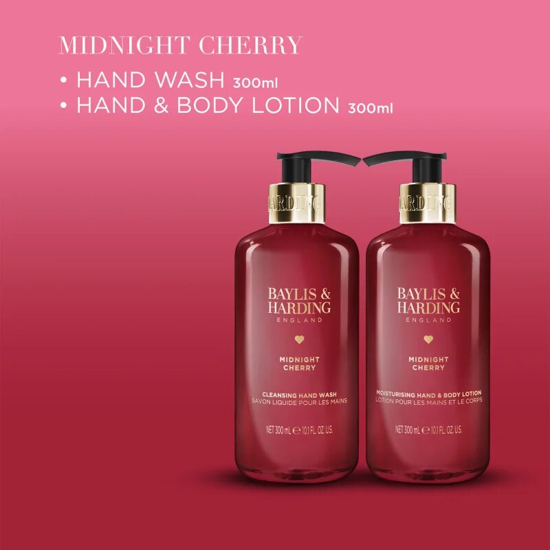 Baylis & Harding Midnight Cherry set cadou de maini