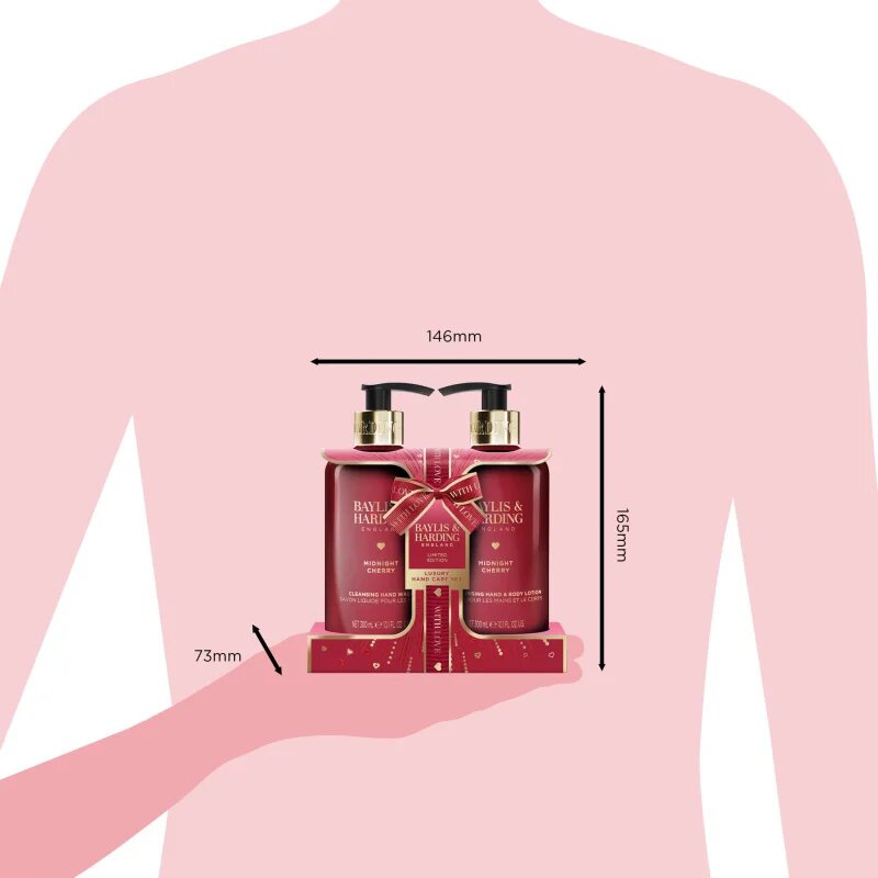 Baylis & Harding Midnight Cherry set cadou de maini