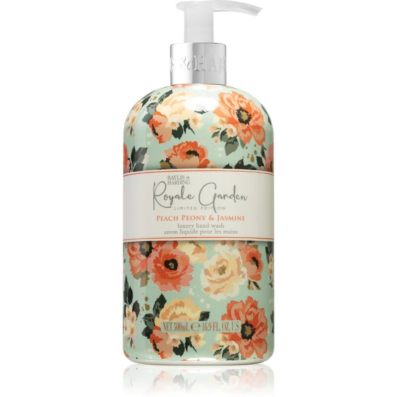 Baylis & Harding Royale Garden Peach Peony & Jasmine Săpun lichid pentru mâini 500 ml