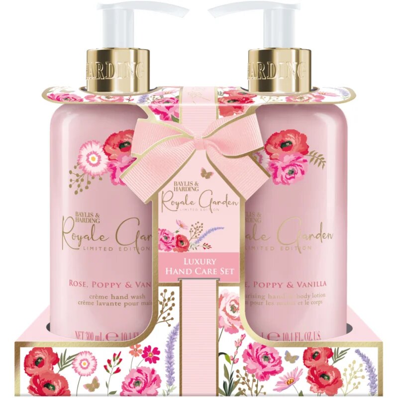 Baylis & Harding Royale Garden Rose Poppy & Vanilla set cadou de maini
