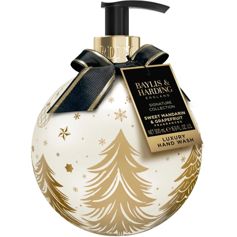 Baylis & Harding Sweet Mandarin & Grapefruit Săpun lichid pentru mâini în stil de Crăciun