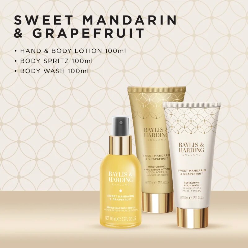 Baylis & Harding Sweet Mandarin & Grapefruit set cadou geanta de cosmetice