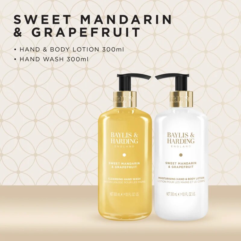 Baylis & Harding Sweet Mandarin & Grapefruit set cadou pentru maini si corp