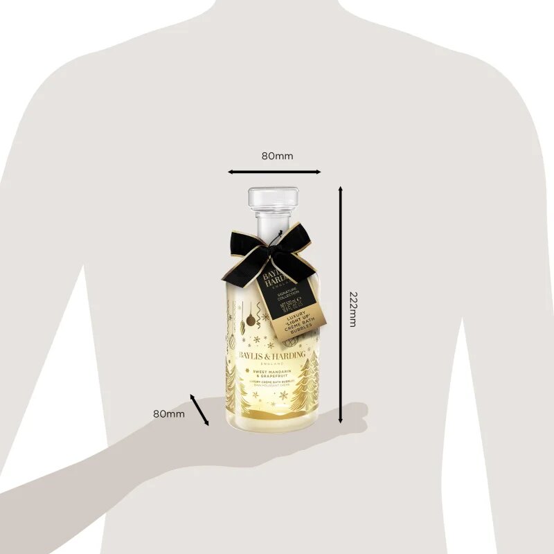 Baylis & Harding Sweet Mandarin & Grapefruit Spuma de baie cremoasa în ambalaj cadou
