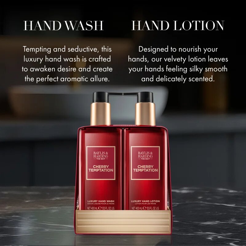 Baylis & Harding The Edit Cherry Temptation set cadou de maini