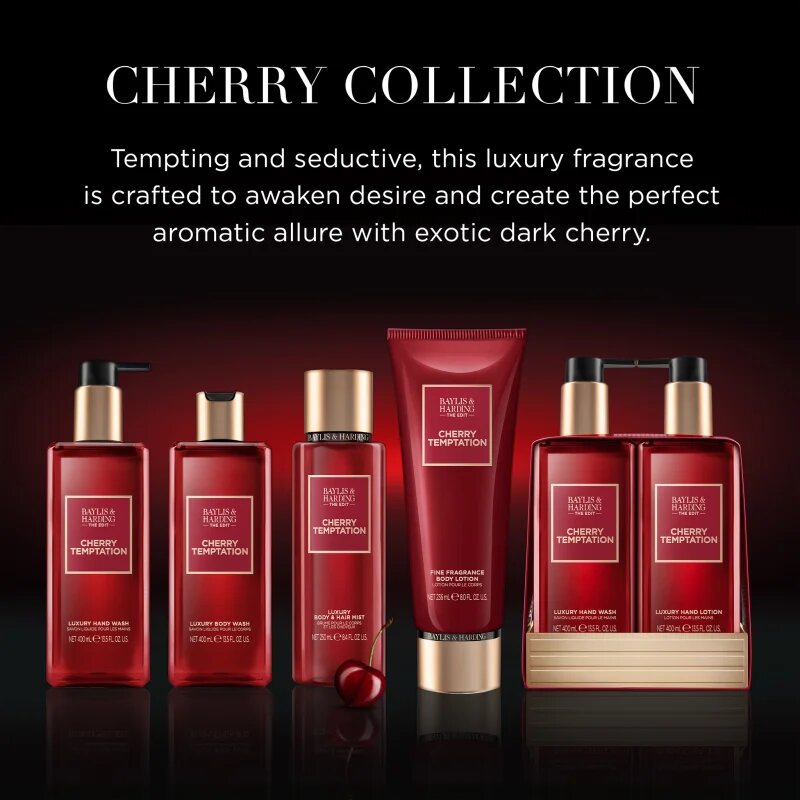 Baylis & Harding The Edit Cherry Temptation set cadou de maini