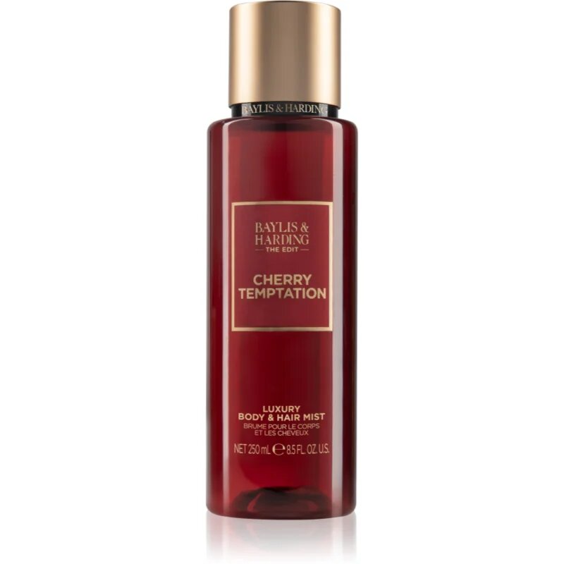 Baylis & Harding The Edit Cherry Temptation spray de corp parfumat pentru femei Cherry Jasmin & Sandalwood 250 ml