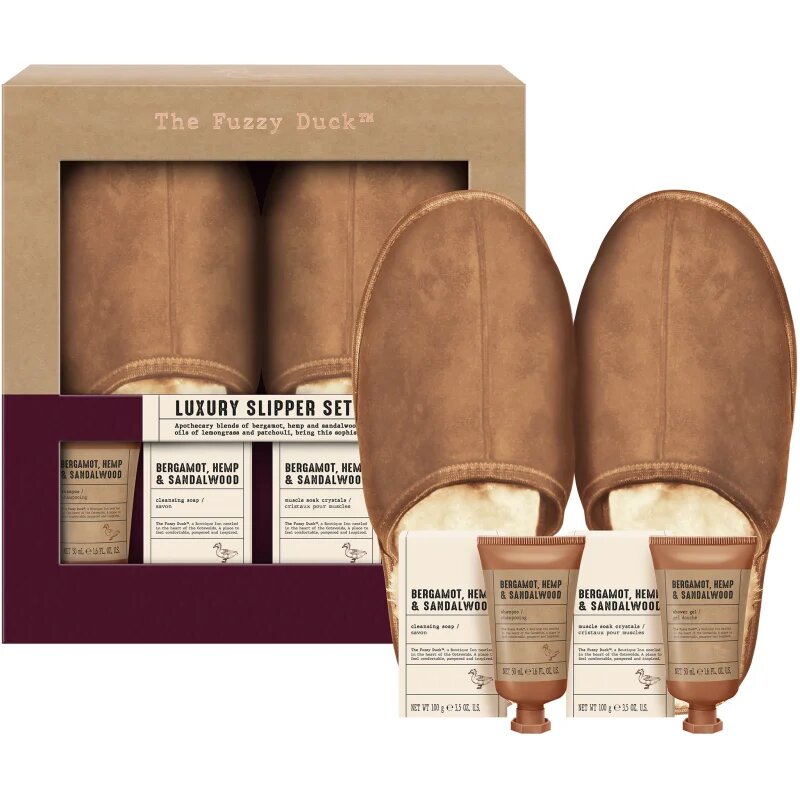 Baylis & Harding The Fuzzy Duck Bergamot Hemp & Sandalwood set cadou pentru barbati