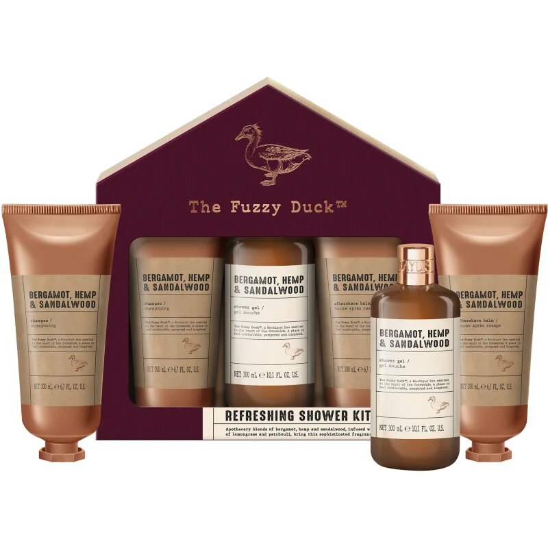Baylis & Harding The Fuzzy Duck Bergamot Hemp & Sandalwood set cadou pentru barbati