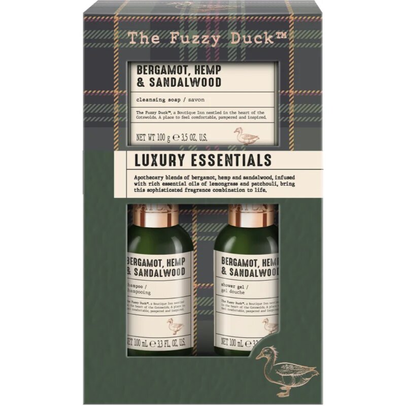Baylis & Harding The Fuzzy Duck Bergamot Hemp & Sandalwood set cadou pentru barbati