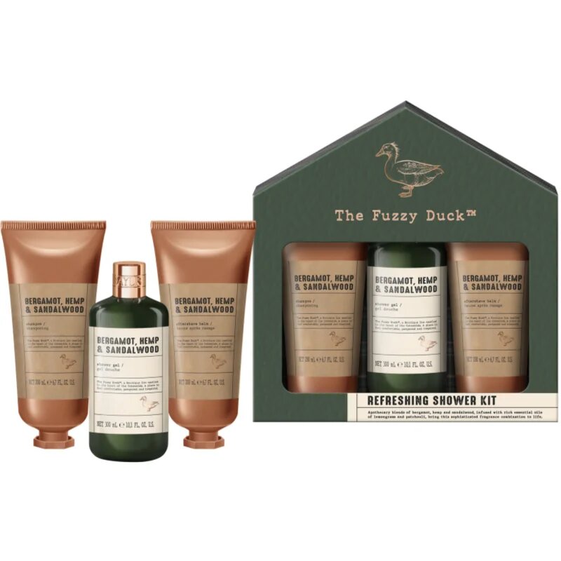 Baylis & Harding The Fuzzy Duck Bergamot Hemp & Sandalwood set cadou pentru barbati