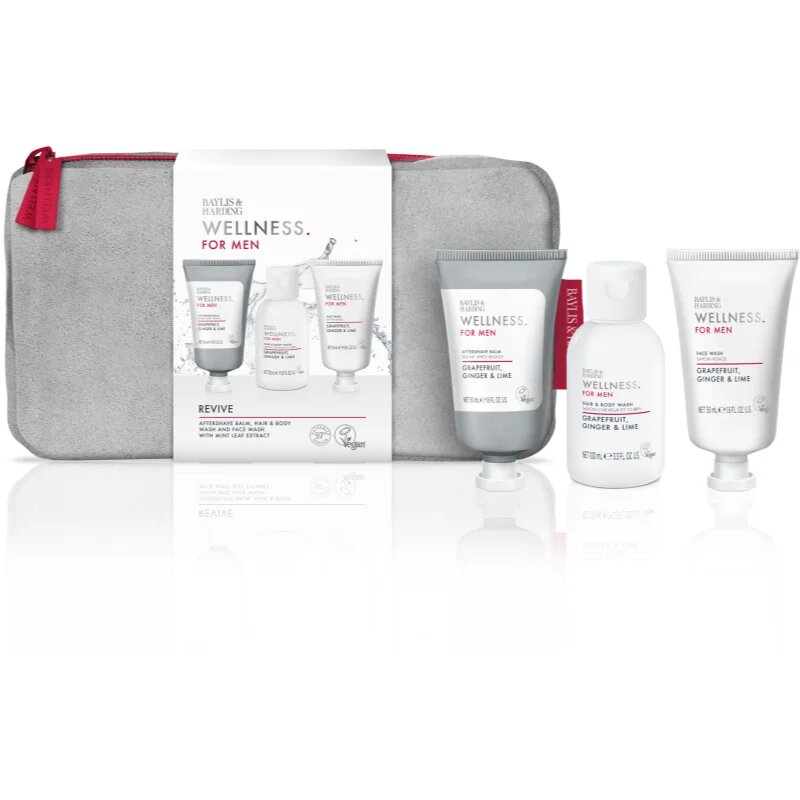 Wellness. For Men. Revive set cadou corp si fata pentru bărbați Grapefruit Ginger & Lime