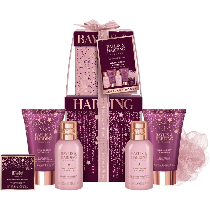 Baylis & Harding Wild Cherry & Vanilla set cadou
