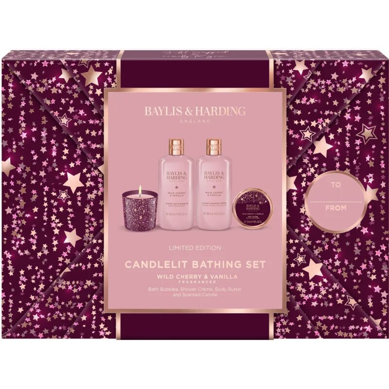 Baylis & Harding Wild Cherry & Vanilla set cadou pentru baie