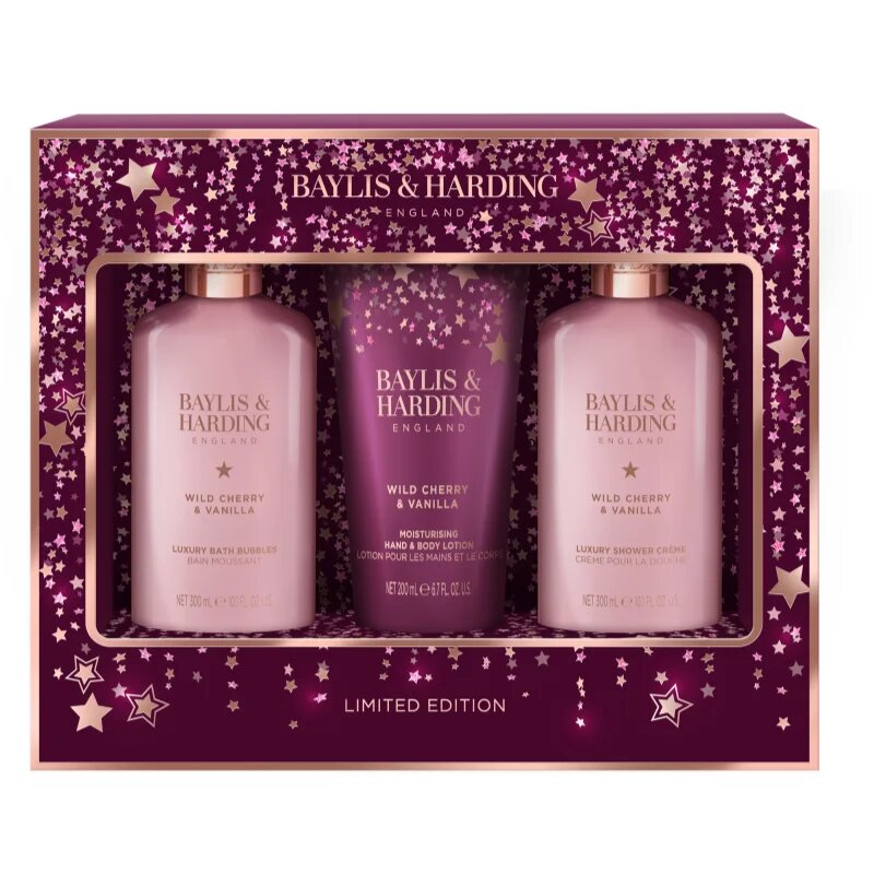 Baylis & Harding Wild Cherry & Vanilla set cadou pentru baie
