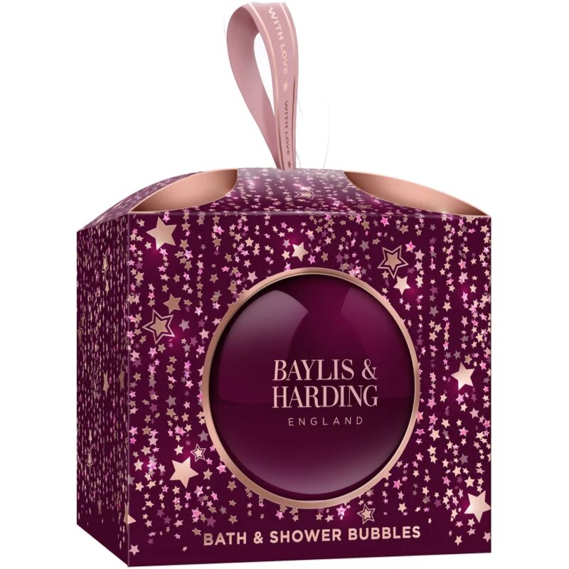 Baylis & Harding Wild Cherry & Vanilla spuma de baie în ambalaj cadou