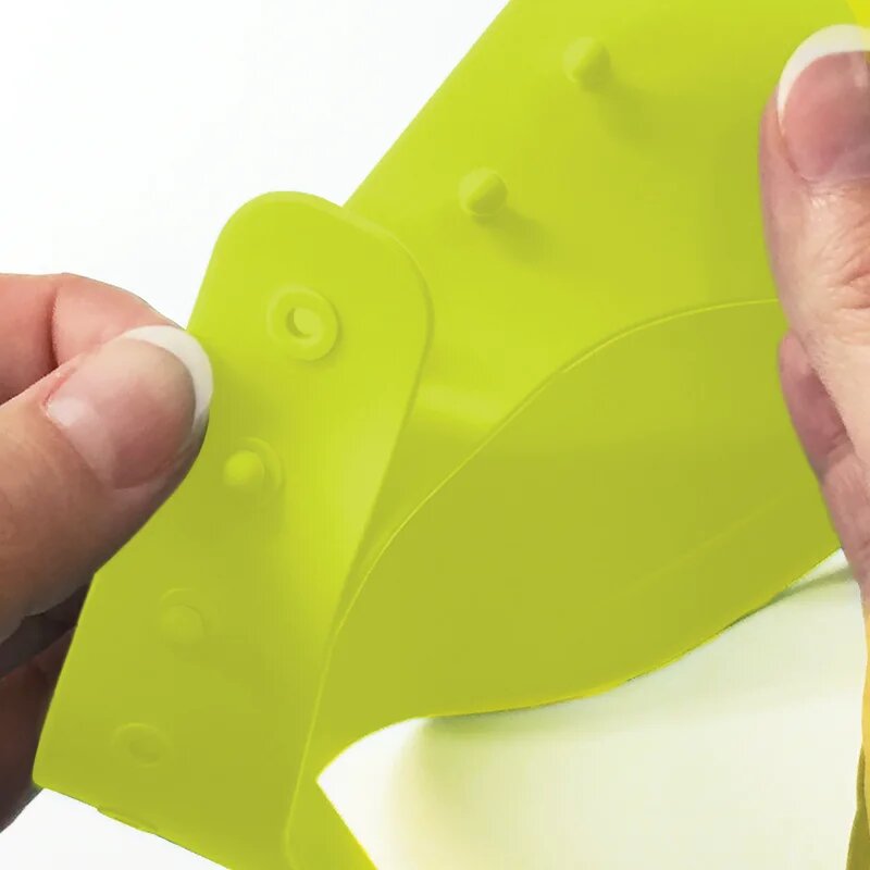 BBLÜV Käp protecție cap pentru baie din silicon Lime 1 buc