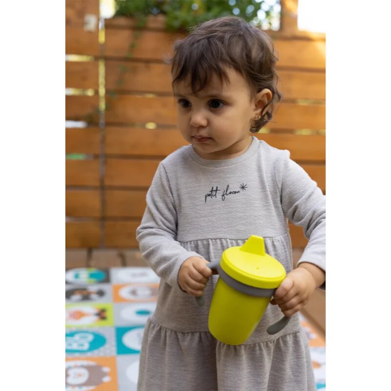 BBLÜV Sippy Küp cană pentru antrenament Lime 4m+ 1 buc