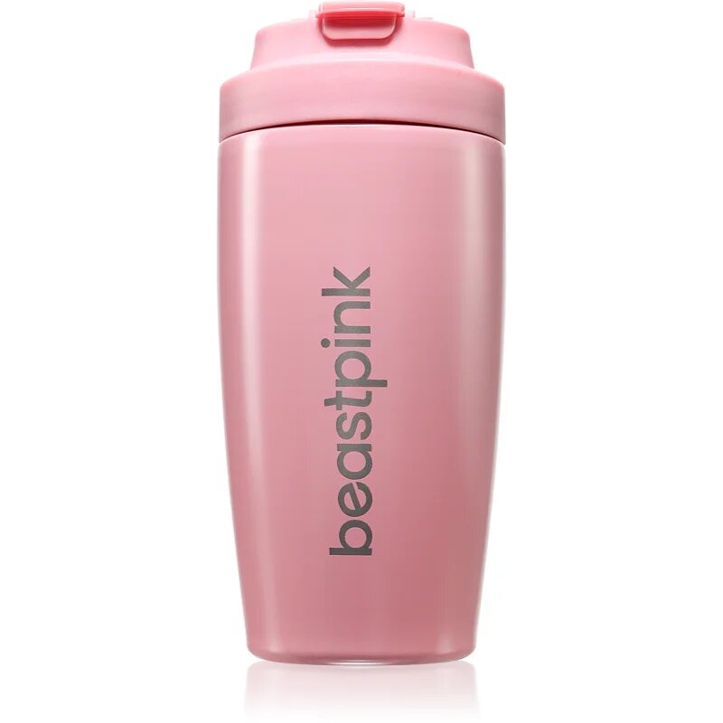 BeastPink Thermo Mug cană termoizolantă cu pai culoare Pink 1 buc