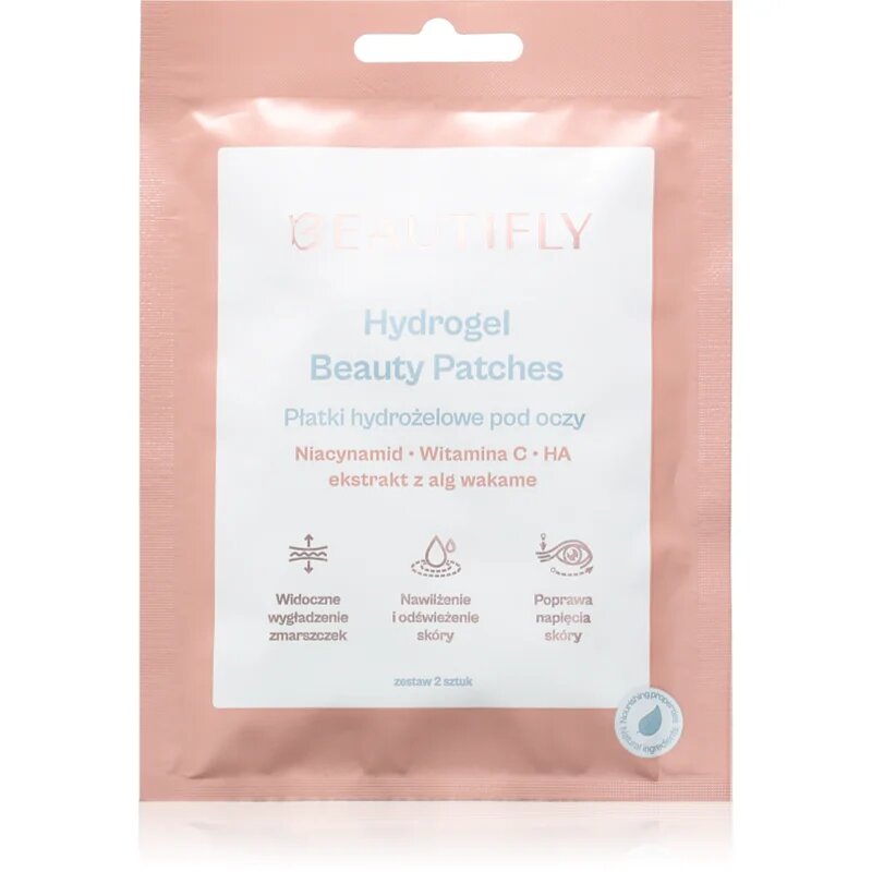 Beautifly Hydrogel eye patches tampoane cu gel împotriva ridurilor de sub ochi 1 pereche