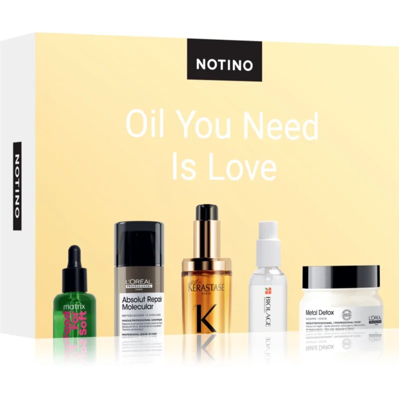 Discovery Box Notino Oil You Need Is Love set pentru toate tipurile de par