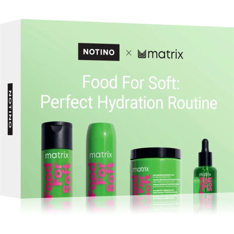 Beauty Discovery Box Notino × Matrix –⁠⁠⁠⁠⁠⁠ Food for Soft: Perfect Hydration Routine set pentru femei